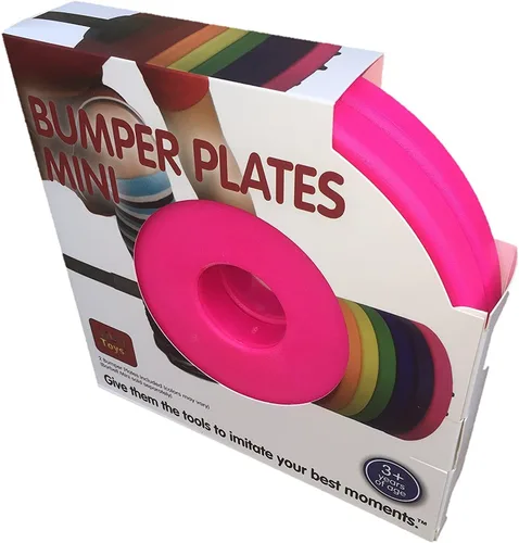 Miniatura 14 de WOD Toys Placas de parachoques de colores mini – Placas de parachoques adicionales para la barra Mini – Juguetes de fitness seguros y duraderos