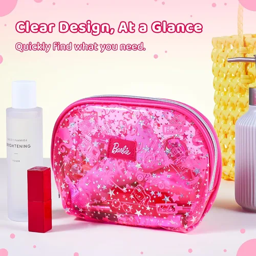 Miniatura 4 de MINISO Snoopy Colorful Life Collection - Bolsa de maquillaje plegable para cosméticos, impermeable, grande, organizador de viaje portátil
