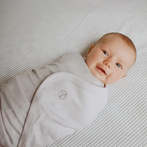 Miniatura 3 de Woolino Manta para recién nacido, 100% lana merina superfina, para bebés de 0 a 3 meses, color beige