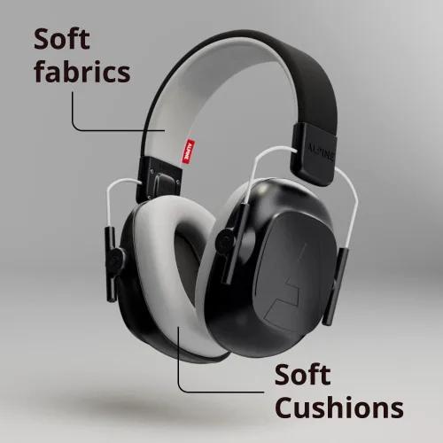 Miniatura 5 de Alpine Muffy Kids - Protección auditiva - Certificado CE y ANSI - Ajustable para edades de 3 a 16 años - Auriculares con cancelación de ruido - Negro