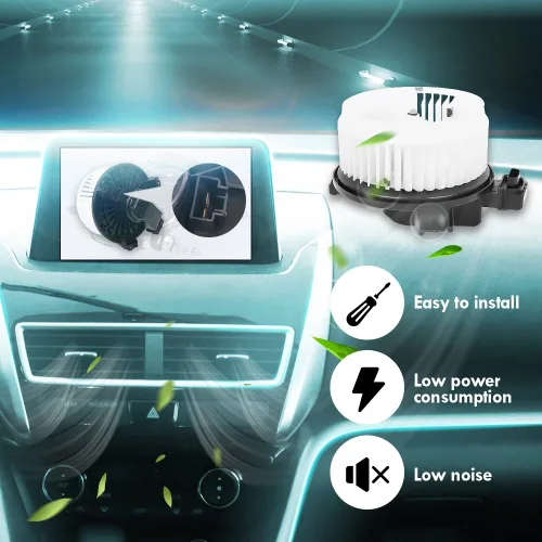 Miniatura 2 de Conjunto de Motor Soplador del Calentador de CA, Motor Soplador con Ventilador Compatible con Ford Edge 2007-2017, Ford Fusion 2013-2017, Reemplaza