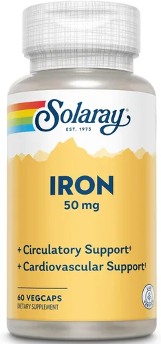 Miniatura 7 de Solaray Hierro 50mg 60 CT