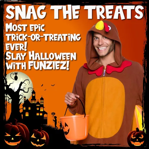 Miniatura 95 de Funziez! - Disfraz de Halloween para adultos, disfraz de animales y criaturas marinas, mameluco afelpado para cosplay, para mujeres y hombres