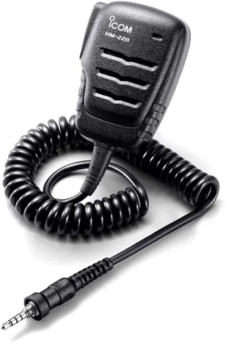 Icom Hm228 Micrófono de altavoz impermeable compacto Ipx7 F/m93d
