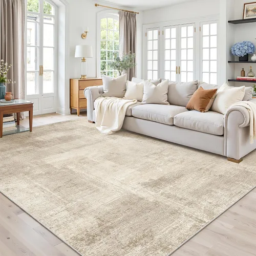Miniatura 17 de zesthome Alfombras de 5 x 7 pulgadas - Alfombra lavable resistente a las manchas, alfombras modernas abstractas para sala de estar, dormitorio