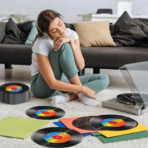 Miniatura 6 de 100 servilletas temáticas de vinilo con temática de los años 50, decoraciones para fiestas temáticas de los años 50, suministros de fiesta