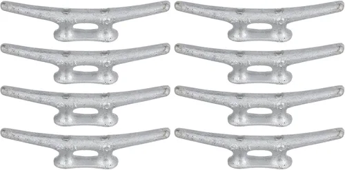 MarineNow Tacos de muelle de hierro galvanizado Elija el tamaño 4", 6", 8", 10", 12", 14" y tamaño del paquete