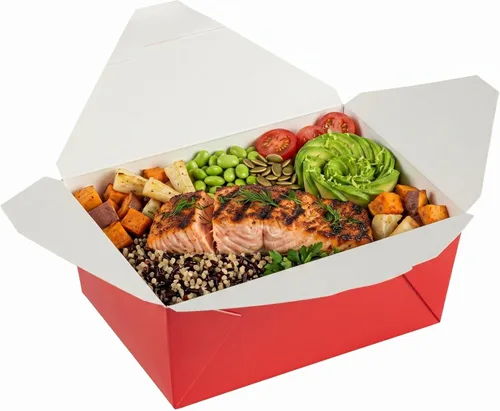 Miniatura 61 de Restaurantware Contenedor desechable para llevar, 30 oz / #1, negro