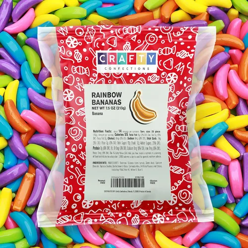 Caramelos de plátanos Runts de 7.5 onzas, surtido de caramelos duros para recuerdos de fiesta, bolsas de golosinas, decoraciones de tartas, piñata,