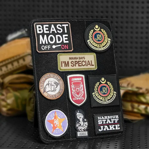 Miniatura 2 de Parche táctico OneTigris, parches de moral con bordado divertido, insignia con cierre Molle, parche bordado, emblema de gancho y bucle para cascos