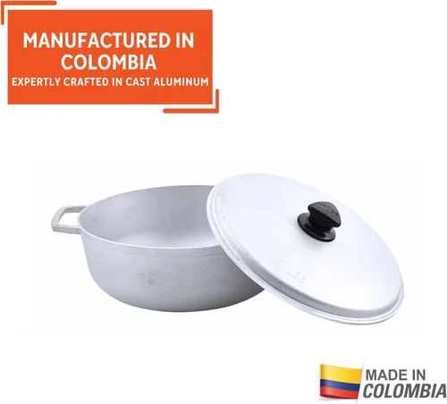 Miniatura 4 de IMUSA USA GAU-80560 - Mini caldero colombiano tradicional (horno holandés) para cocinar y servir, con capacidad para 0.7 qt.