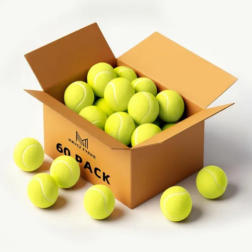 Paquete de 60/120 pelotas de tenis, pelotas de tenis de entrenamiento, pelotas de juego de perros para mascotas, pelotas de tenis de práctica con