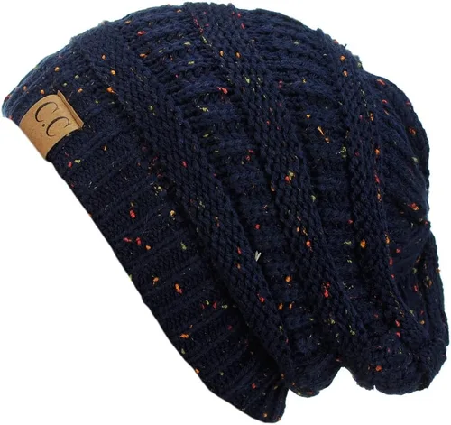 Miniatura 7 de C.C Trendy Warm Chunky Soft Stretch Cable Knit Beanie