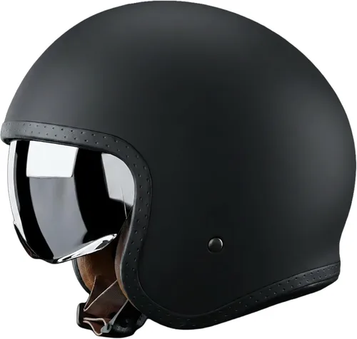 Miniatura 14 de Casco Vega V8 Retro Open Face Casco DOT y ECE de seguridad con espejo cromado (bloquea las ondas dañinas de rayos UV, UVA y UVC) / forros de gamuza