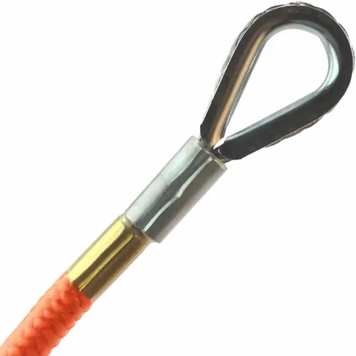 Miniatura 4 de Kit de línea abatible con mejor ajustador de agarre y giro de aluminio, 5/8 pulgadas (8 pies - 15 pies) para aplicaciones de cordón