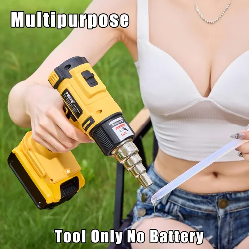 Miniatura 6 de Pistola de Calor Inalámbrica para Batería Dewalt 20v, Pistola de Aire Caliente de Soldadura de Calentamiento Rápido 350W, Configuración de 2