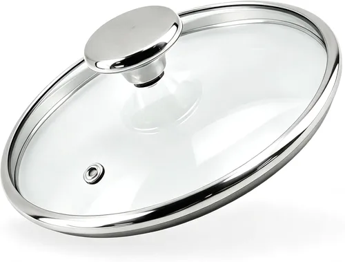 Miniatura 17 de Tapa de vidrio templado de 6 pulgadas, repuesto universal para olla y sartén para cocina en casa, cubierta de utensilios de cocina apta