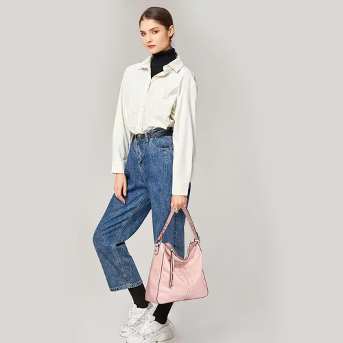 Miniatura 7 de Montana West Bolso Hobo para mujer bolso cruzado de cuero vegano para mujer bolso de hombro elegante