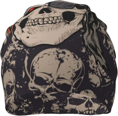 Miniatura 2 de Black Cat Slouchy Beanie Multifunction Chemo Skull Caps Headwear Hats Turban Unisex