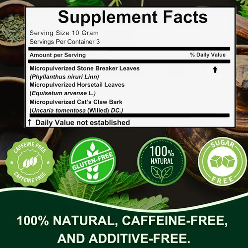 Miniatura 2 de Hanan Riñosan Herbal Blend 1.8 oz (50 g) - Té de hojas sueltas de piedra chanca seca (Stone Breaker), cola de caballo, uña de gato y huamanpinta