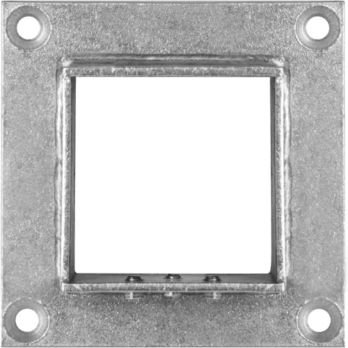 Miniatura 4 de 4 bases de brida de poste cuadrado de 2 x 2 pulgadas, base de poste de cerca, acero inoxidable 304
