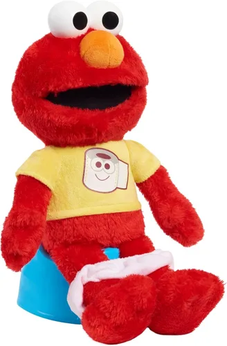 Miniatura 5 de SESAME STREET Potty Time Elmo - Peluche sostenible de 12 pulgadas, sonidos y frases, herramienta de entrenamiento para ir al baño, juguetes