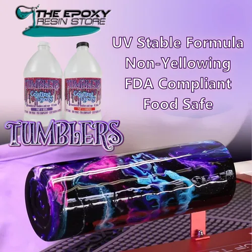 Miniatura 4 de The Epoxt Resin Store - Resina epoxi con revestimiento de tumbler, brillo superbrillante, curado rápido, autonivelante, bajo olor, fácil de mezclar