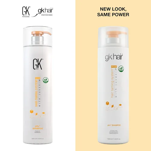 Miniatura 2 de GK HAIR Global Keratin pH+ Champú aclarante de pre-tratamiento (33.8 fl oz/1000ml) Para limpieza profunda del cabello, elimina impurezas -Con aloe