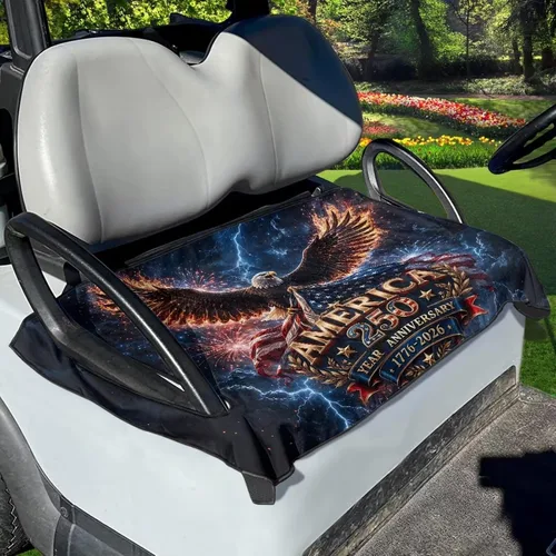 Miniatura 17 de AFPANQZ Toalla personalizada para cubierta de asiento de carrito de golf, añade tu texto, imagen, logotipo, nombre, protector de asiento de carrito