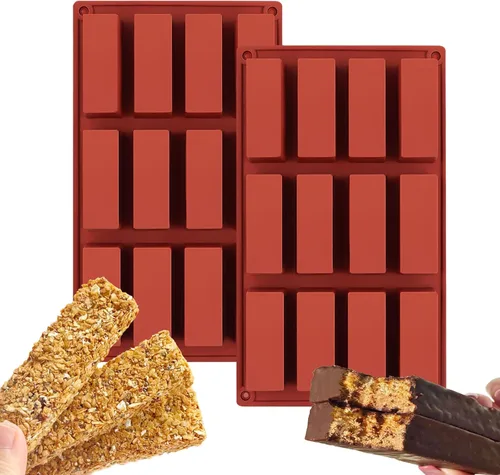 Miniatura 22 de Moldes grandes de silicona para chocolate, 6 cavidades redondas, moldes de vidrio para chupitos de hielo, galletas, dulces, postres, pudín y postre