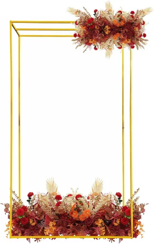 Miniatura 8 de Soporte de arco de boda de metal de gran tamaño de 9.2 ft/110 pulgadas de alto, decoración de ceremonia de fiesta, árbol de jardín, soporte de fondo