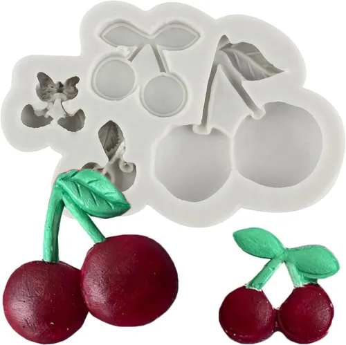 Miniatura 11 de Moldes de silicona 3D de fresa y flores, molde de fondant de fresa para decoración de tartas, decoración de cupcakes, caramelo de chocolate, goma