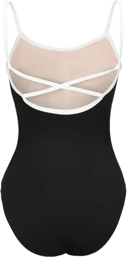 Miniatura 3 de Camisola para mujer con correas cruzadas Ballet Dance Leotards