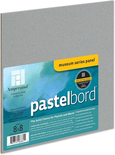 Miniatura 29 de Ampersand Art Supply Serie Museum Pastelbord 5 x 7 pulgadas Colores surtidos Panel de pintura pastel y seco de 1/2 pulgada Sostiene más