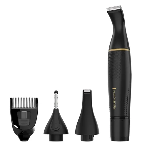 Remington Ultimate Precision NE3160 - Recortadora de detalles, color negro y dorado, 1 unidad