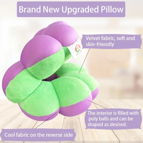 Miniatura 5 de Cojín Antiescaras, Almohada de Elevación para Codo Roto, Almohada Donut para Alivio de Presión en Manos y Pies, Almohadón de Soporte para Codo, Verde