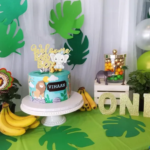 Miniatura 5 de Gyufise 1 pieza de decoración de pastel de bebé con purpurina dorada para baby shower, elefante para pasteles, decoración para recién nacidos