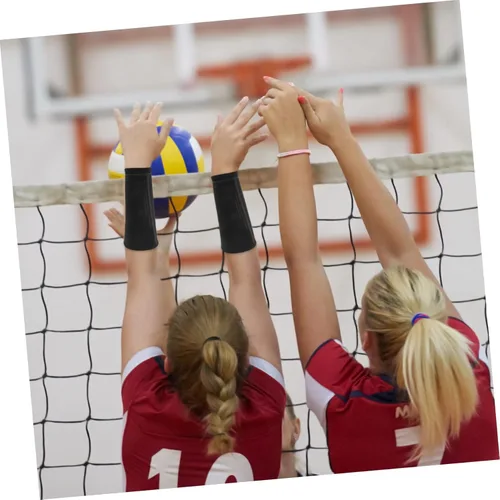 Miniatura 9 de DECHOUS Volleyball Wrist Guards for Students Padded Arm Sleeves Elastic Support Professional Sports Arm Protectors for Athletic Use 1 Pair