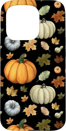 Miniatura 14 de iPhone 16 Falling Leaves Autumn and Pumpkin Happy Fall Case