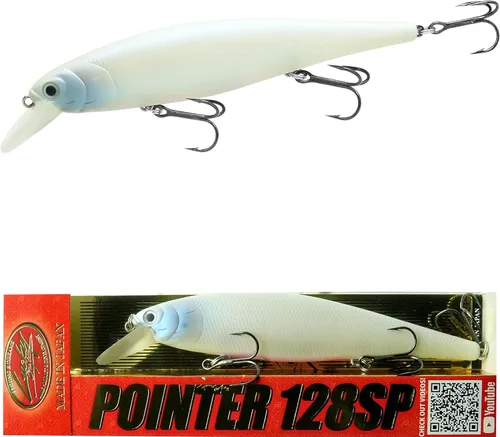 Miniatura 8 de LUCKY CRAFT Pointer 128SP, Señuelo de Pesca de Lubina de Lago de Agua Dulce, Jerkbait, Suspendido, Aparejos de Pesca, Accesorios de Pesca, Equipo
