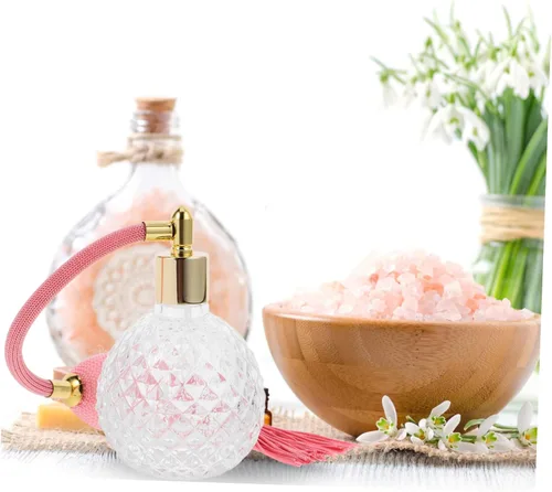 Miniatura 9 de EXCEART Botella de perfume vacía del rociador de perfume 3.4 fl oz botella de perfume de cristal recargable para el viaje
