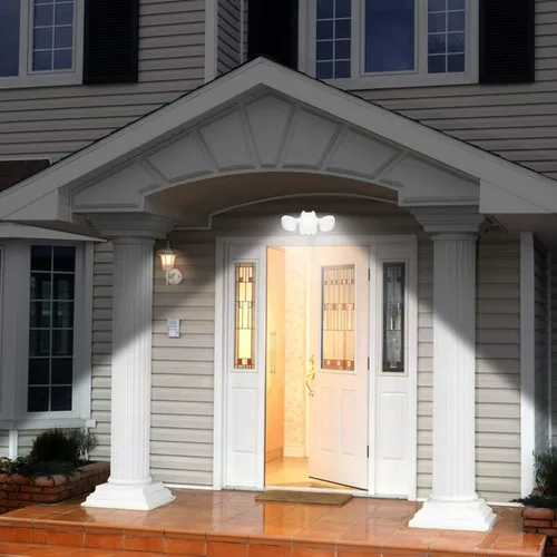 Miniatura 4 de HONWELL Luz con sensor de movimiento para exteriores, funciona con pilas, luz de inundación de seguridad exterior, inalámbrica, IP65, impermeable
