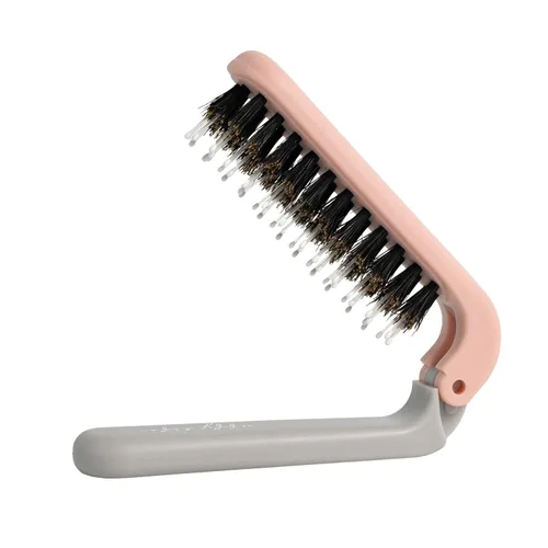 Miniatura 10 de Uffy MiniPop - Cepillo de viaje para el cabello, mini cerdas de jabalí plegables para mujeres, hombres y niños, peine compacto apto para niños
