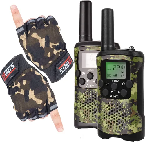 Miniatura 8 de Regalos para niños de 5 a 12 años, juguetes para niños, walkie talkies para niños, radio de 22 canales, 2 vías, 3 millas de alcance largo, apto
