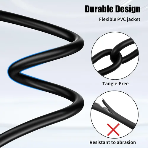 Miniatura 6 de SMALL-EYE Cables XLR macho a macho de 5 pies, paquete de 2 cables de conexión XLR equilibrados de 3 pines con OFC de 22 AWG para mezcladores