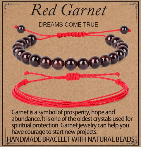 Miniatura 68 de LPBeads Pulsera de piedra natural hecha a mano de tamaño ajustable