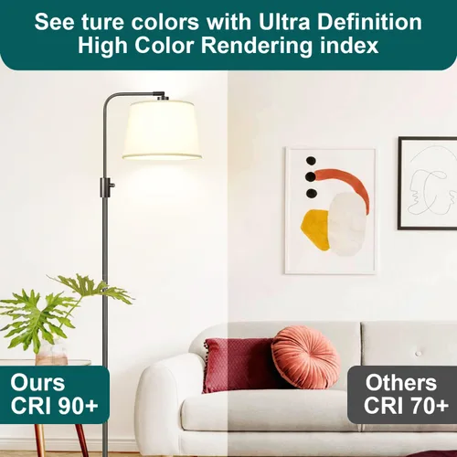 Miniatura 7 de Bombillas LED A19, 3670 lúmenes, foco E26, foco LED equivalente a 250 W, foco LED de 6000 K, luz blanca de día fresca no regulable, vida útil de 22