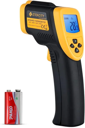 Miniatura 12 de Etekcity Pistola de temperatura láser termómetro infrarrojo 774, termómetro para carne, alimentos, caramelos y horno para accesorios de plancha