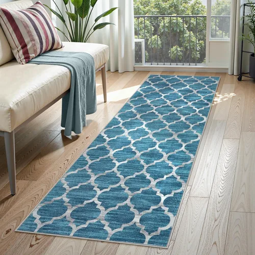 Miniatura 60 de Lahome Alfombra marroquí para pasillo – Alfombra antideslizante lavable de 2 x 6 pies con parte trasera de goma, suave y no desprende pelo, alfombra