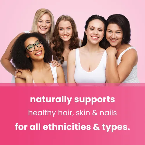 Miniatura 5 de NutraChamps Gomitas de biotina de 5000 mcg con colágeno, queratina y más – Vitaminas para la piel y las uñas para mujeres y hombres – Apoya el ciclo